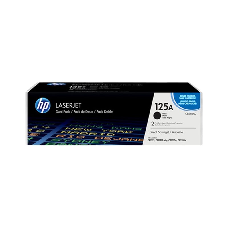HP - TONER HP 125A LJ 1215/1515 PACK DE 2 - P/N: 1PCB540AD