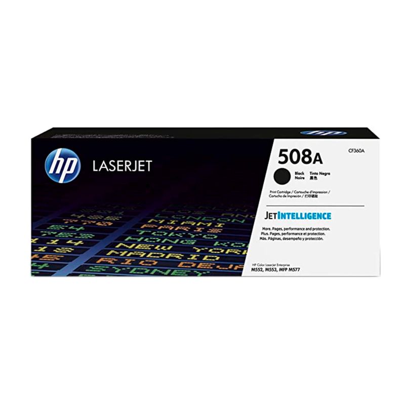 HP - TONER HP LASERJET 508A NEGRO COMPATIBLE M552/ M553 P/N: CF360A
