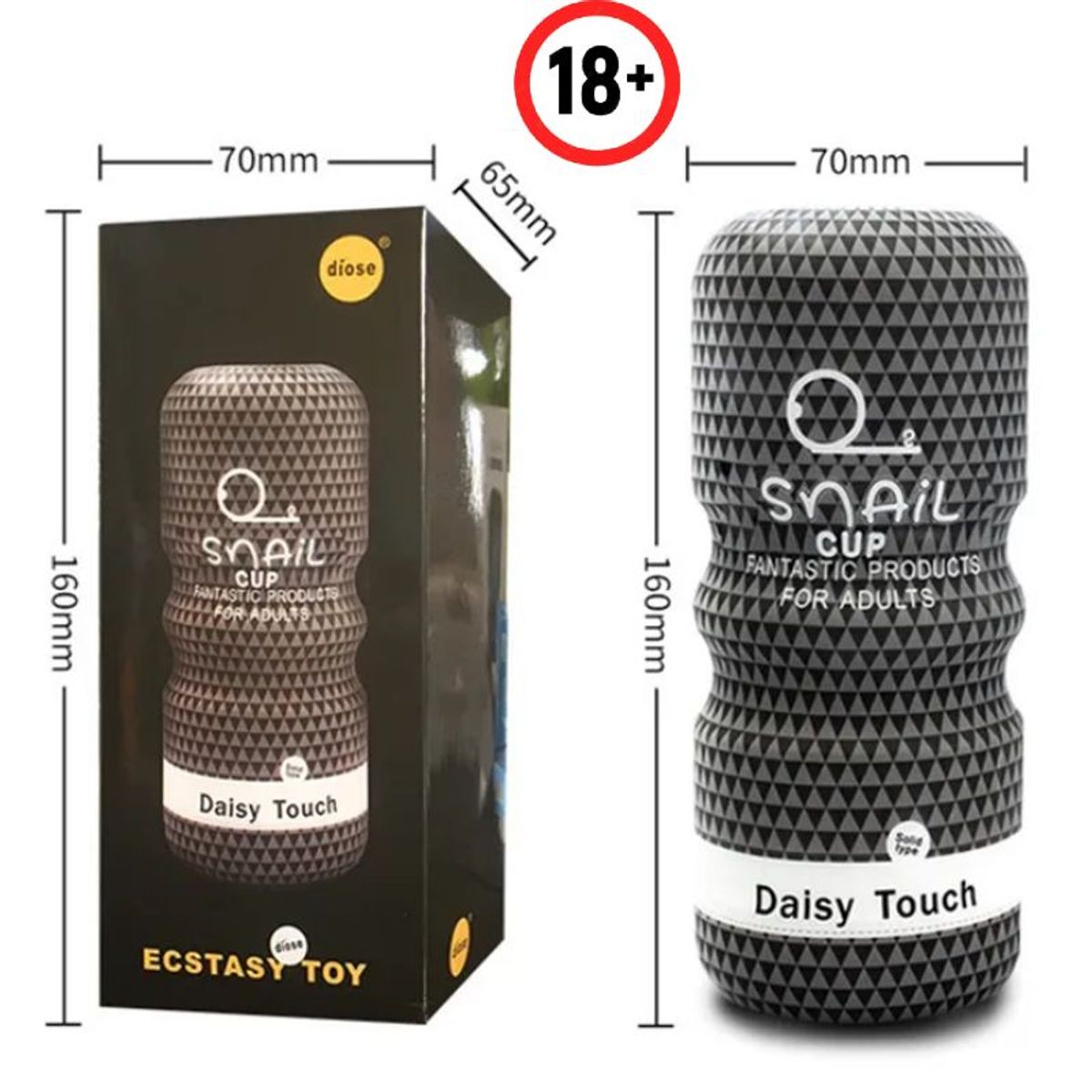 GENERICO - Masturbador Masculino -  Snail Daisy Touch