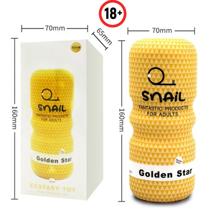 GENERICO - Masturbador Masculino - Snail Golden Star