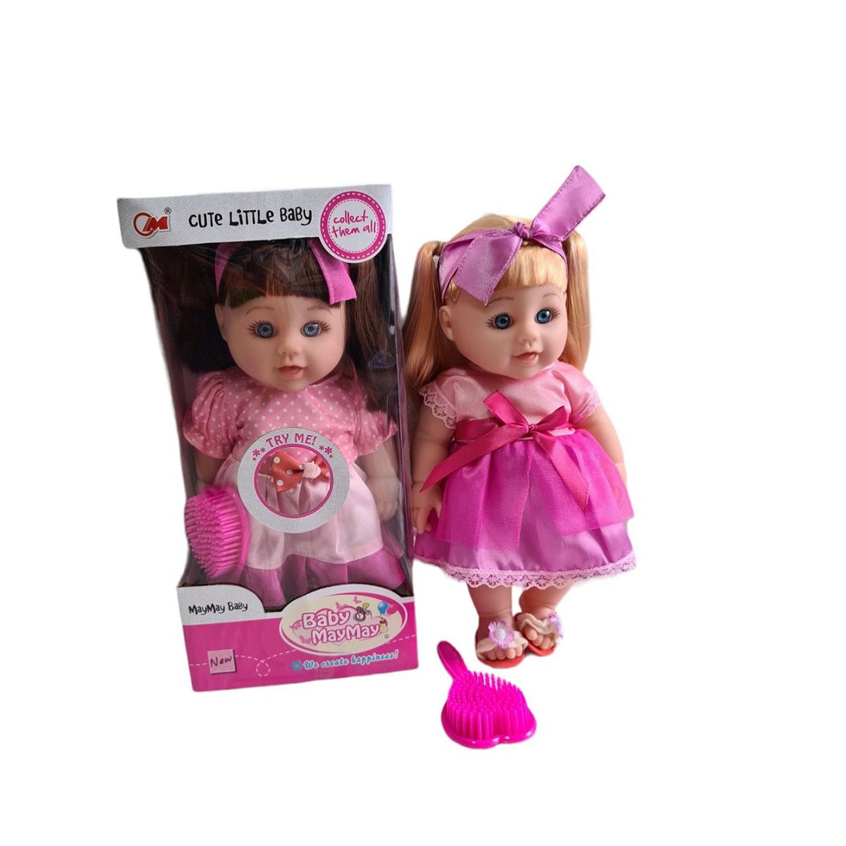 GENERICO - Muñeca Baby MayMay Musical Rosado