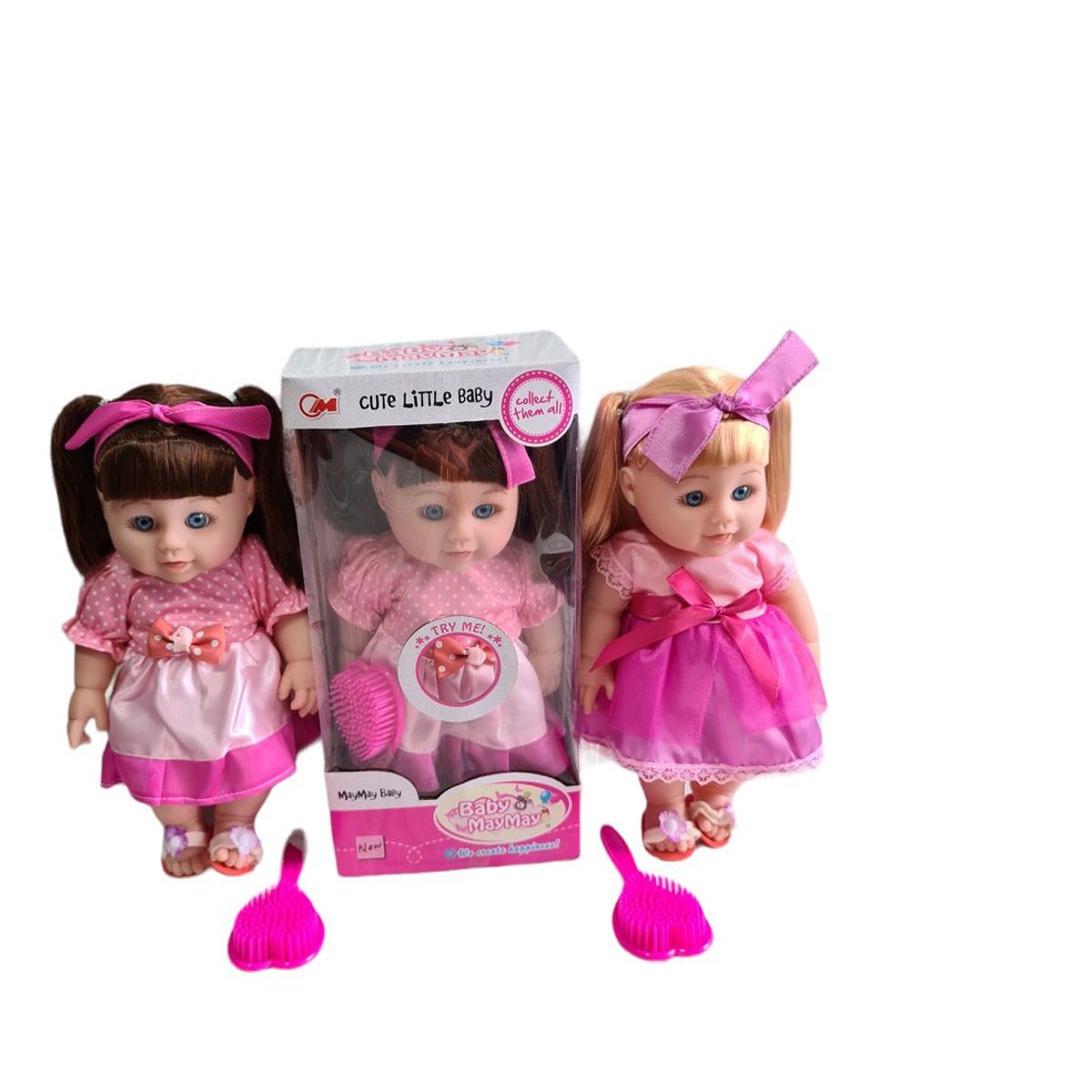 GENERICO - Muñeca Baby MayMay Musical Rosado