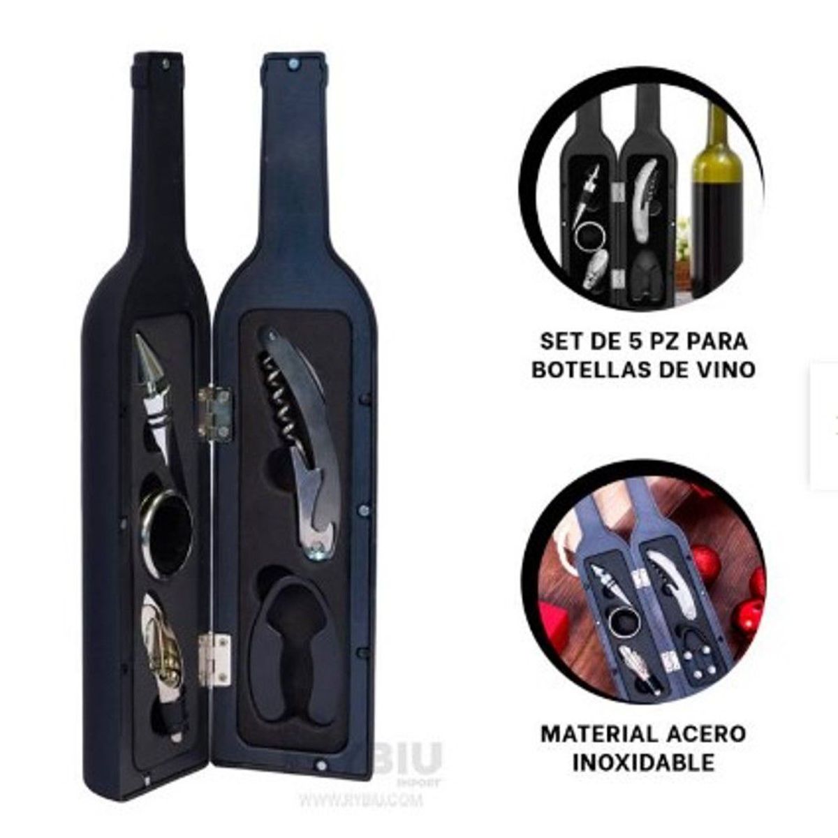 GENERICO - Set de Accesorios para vino A1