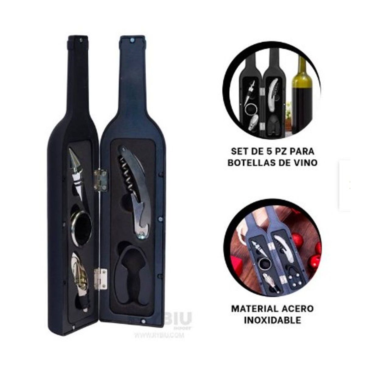 GENERICO - Set de Accesorios para vino A1