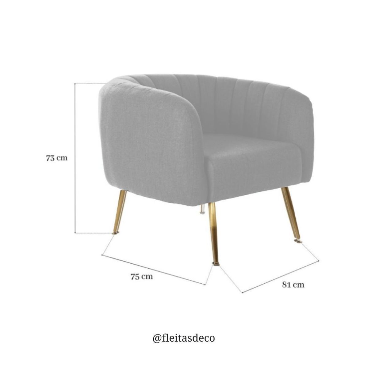 GENERICO - BUTACA ARIEL 1 CUERPO COLOR GRIS