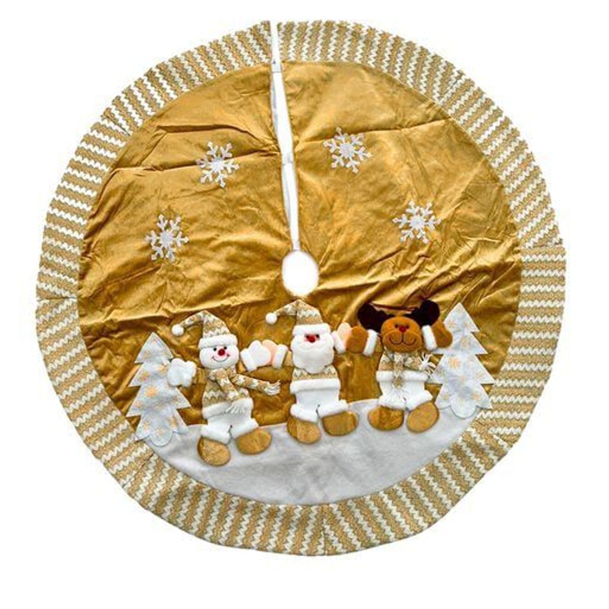 GENERICO - Piso de árbol de navidad 1.20 Dorado