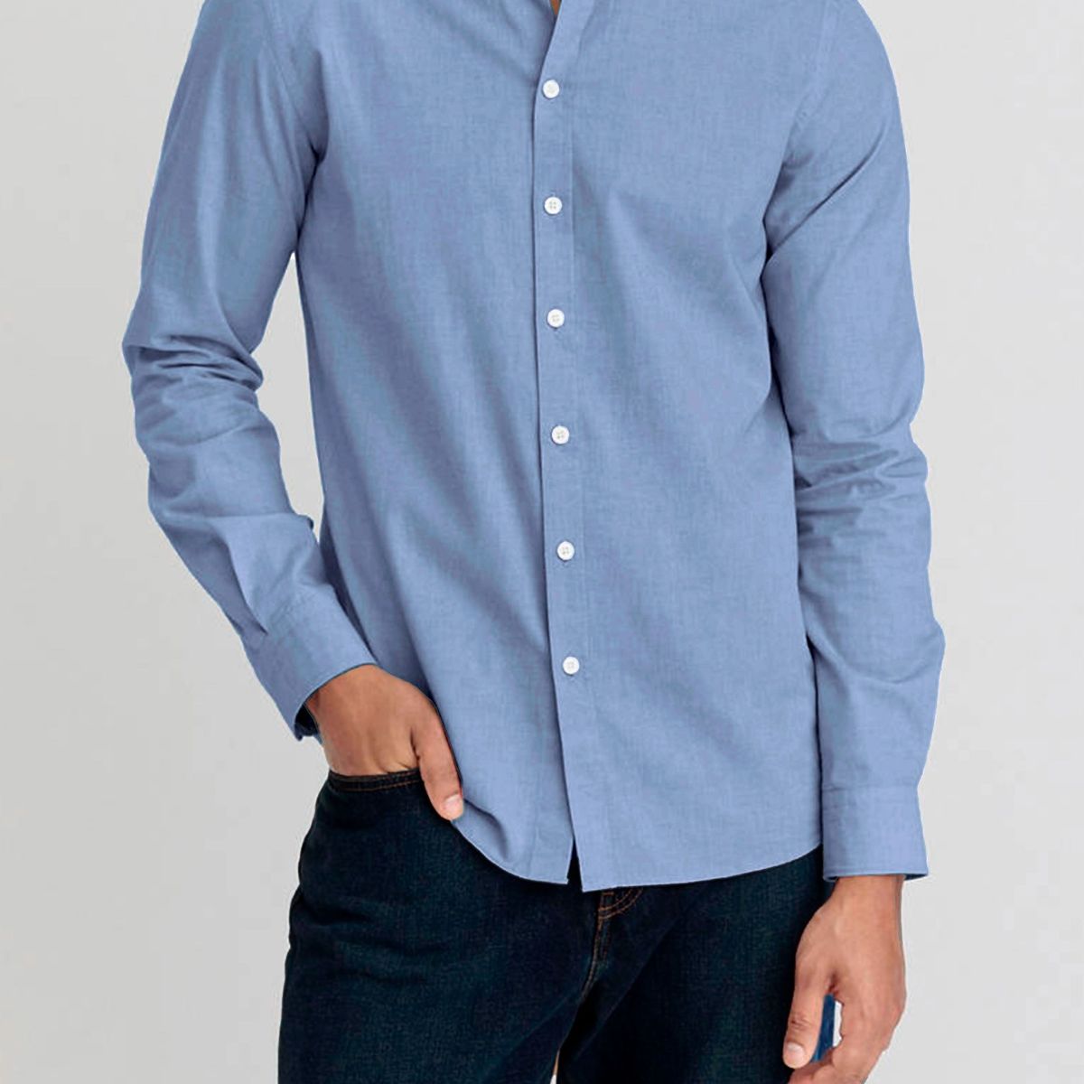 GENERICO - Camisa Oxford Manga Larga