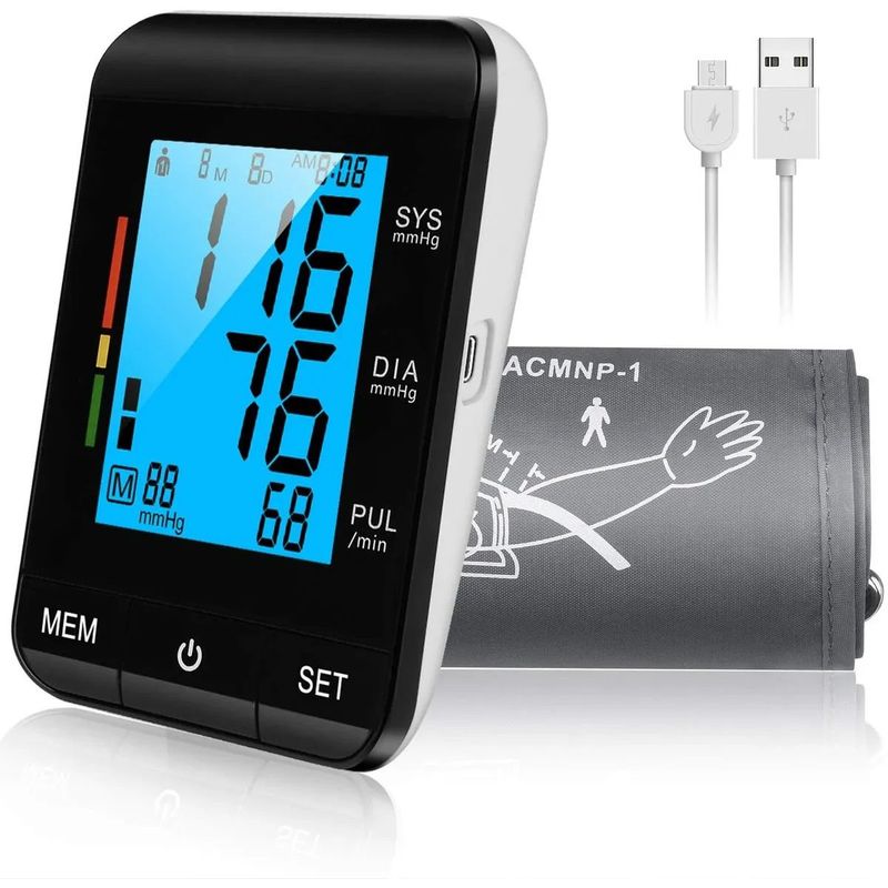 GENERICO - TENSIOMETRO DE BRAZO  ALPHAGOMED U80R INCLUYE CABLE USB