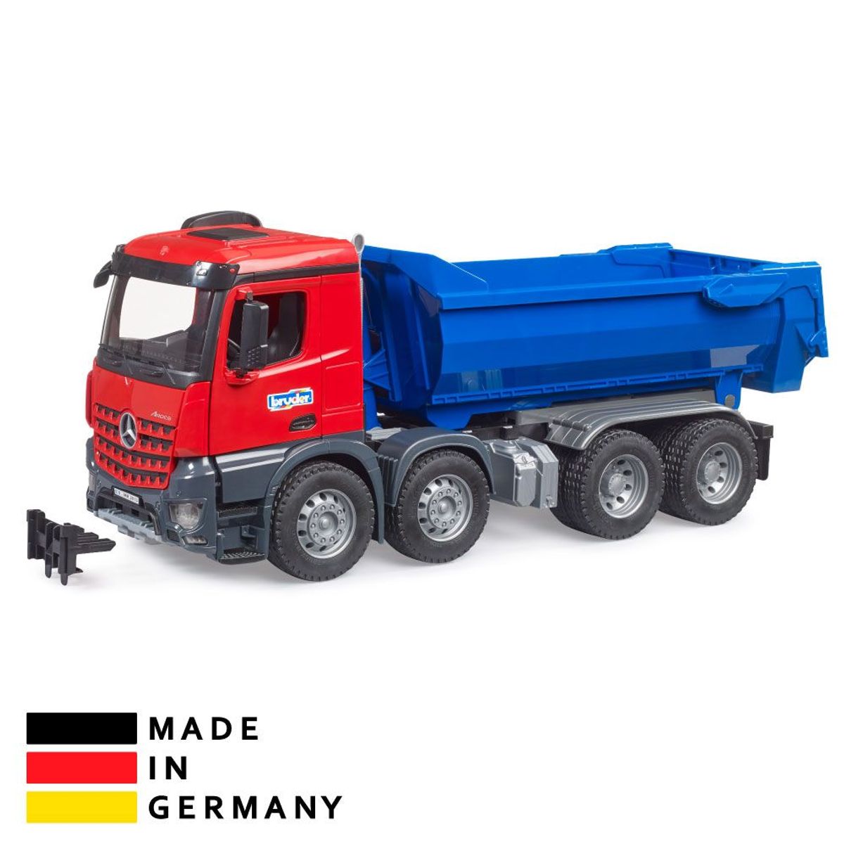 BRUDER - Juguete Camión Volquete Tolva Mercedes Benz Bruder 03621