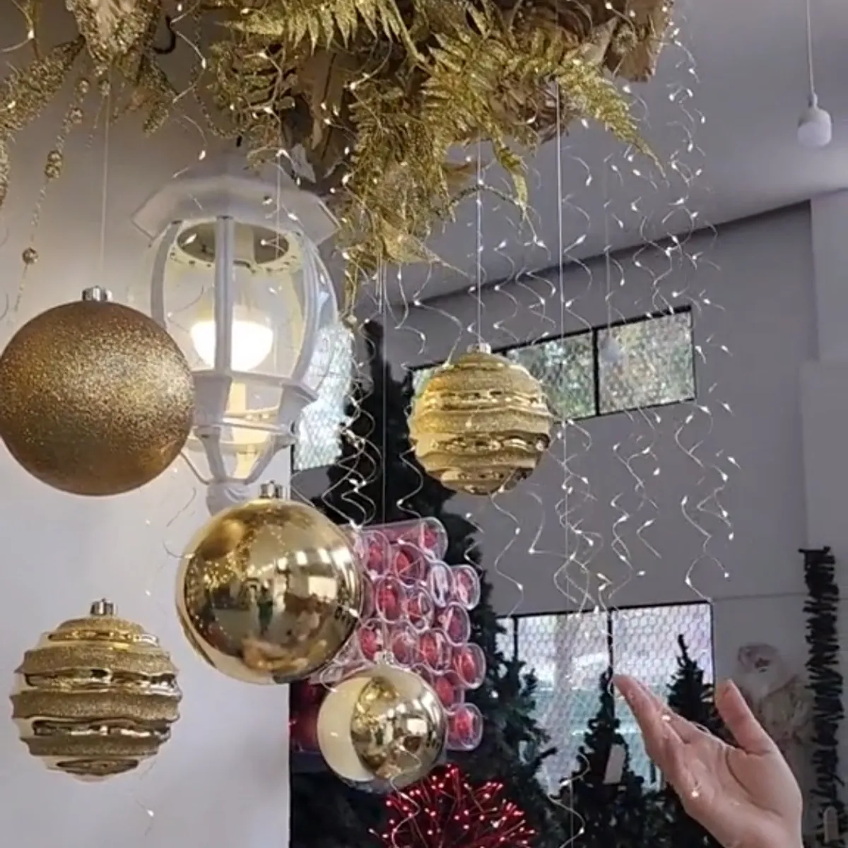 GENERICO - Cortina de luces navideñas con usb 100 leds 3 x 1 metro