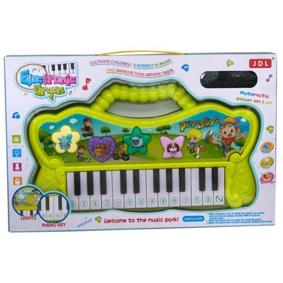 OEM - Piano Musical para Niños de 3 Años a Mas con Luces