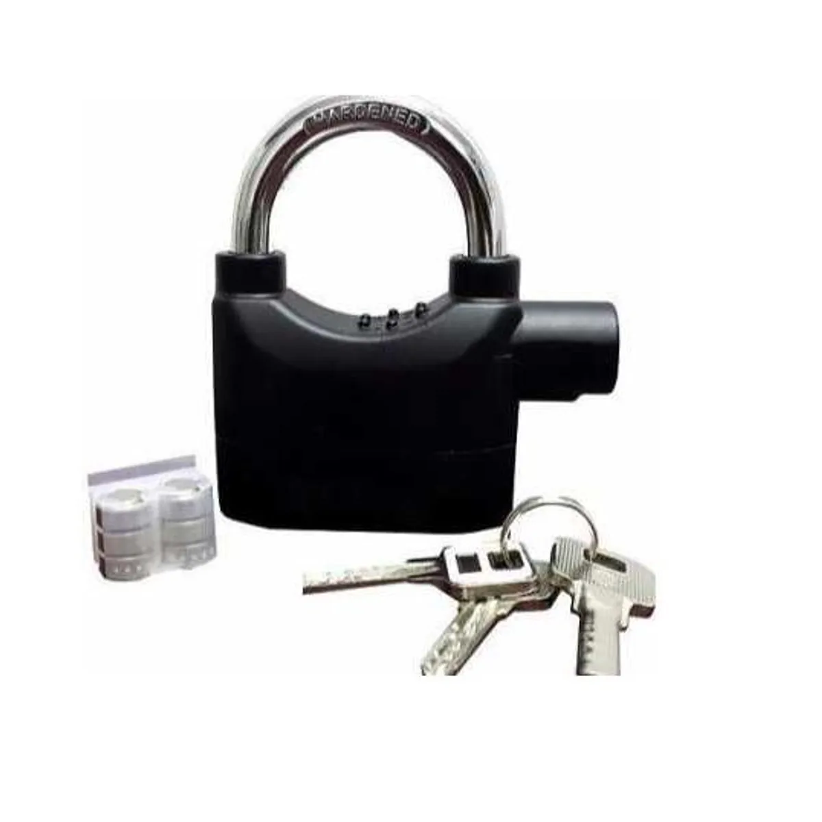 GENERICO - CANDADO ALARMA DE SEGURIDAD PARA MOTOS BICICLETAS