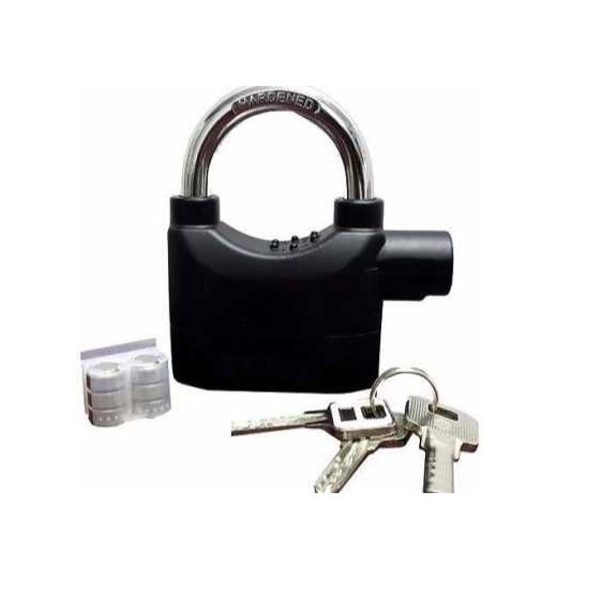 GENERICO - CANDADO ALARMA DE SEGURIDAD PARA MOTOS BICICLETAS