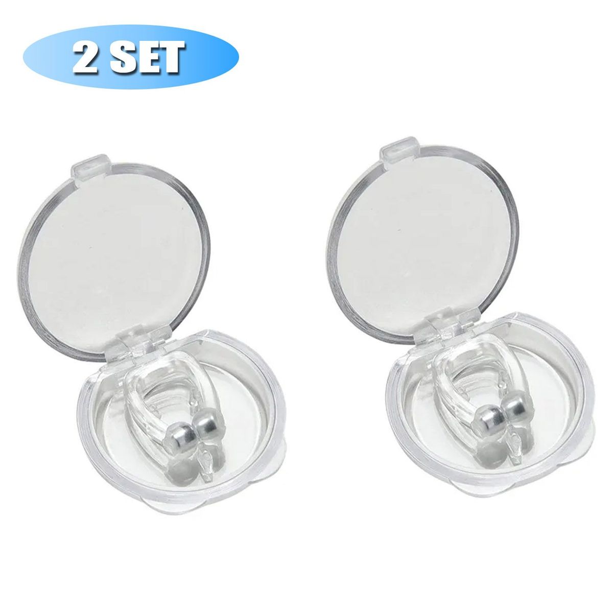 GENERICO - Antironquidos Magnetico 2 Clip Para La Nariz