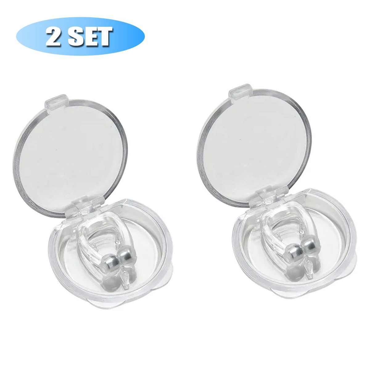 GENERICO - Antironquidos Magnetico 2 Clip Para La Nariz