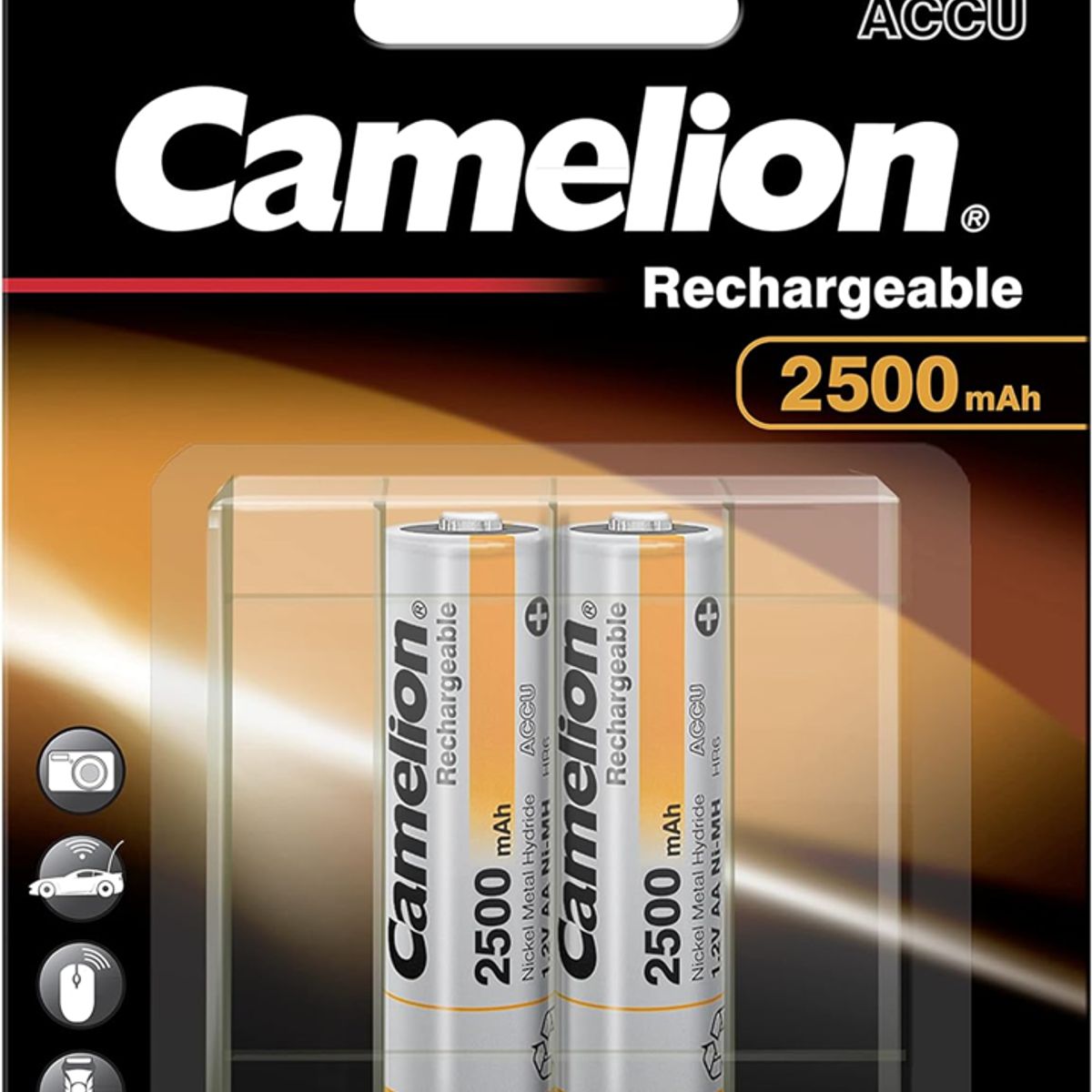 CAMELION - PILA CAMELION AA 2500mAh RECARGABLE