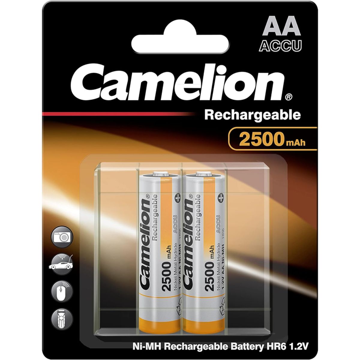 CAMELION - PILA CAMELION AA 2500mAh RECARGABLE