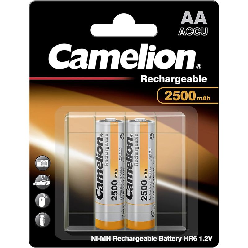 CAMELION - PILA CAMELION AA 2500mAh RECARGABLE