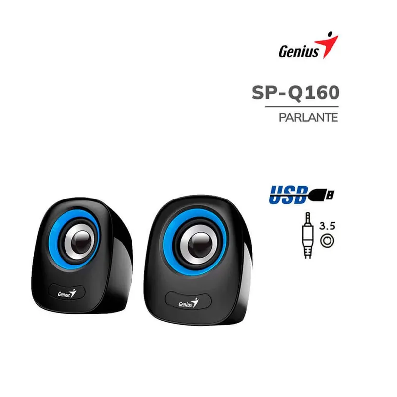 GENIUS - Parlante Genius Sp-Q160 Usb Power 6w Blue