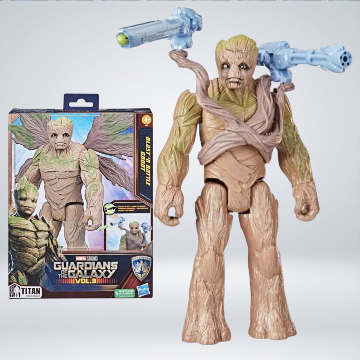 HASBRO GAMES - FIGURA DE ACCION MARVEL GROOT  GUARDIANES DE LA GALAXIA