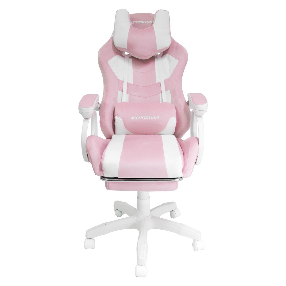 EXTINGTION - Silla Gamer Extingtion Sapp Gamuza-Cuerina Color Rosado