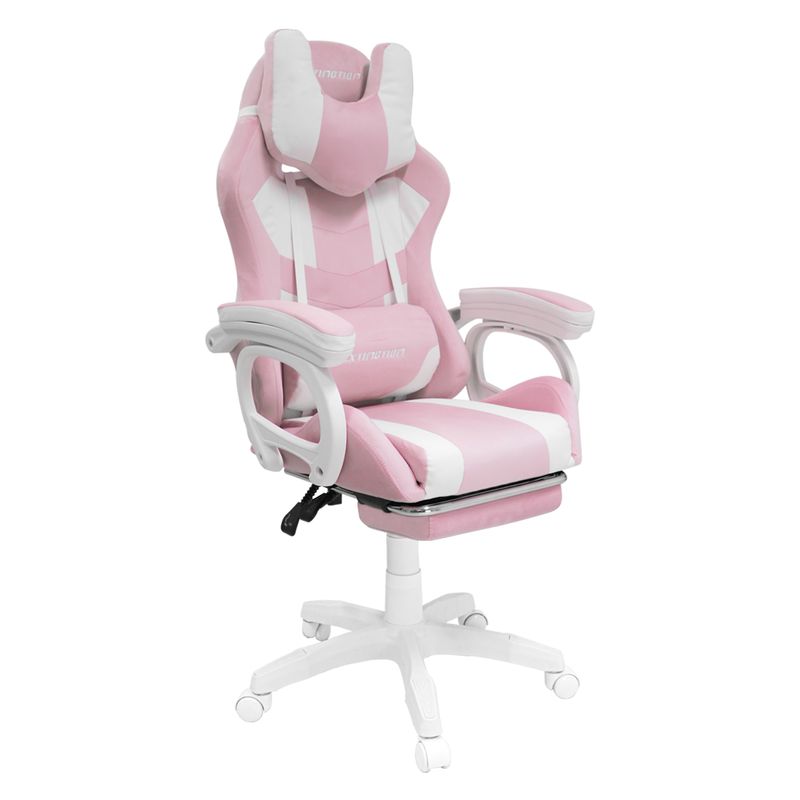 EXTINGTION - Silla Gamer Extingtion Sapp Gamuza-Cuerina Color Rosado