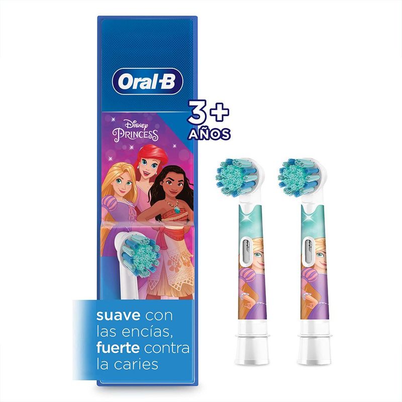 ORAL B - Cabezales Repuesto Oral-B Disney Princess Cepillo Eléctrico