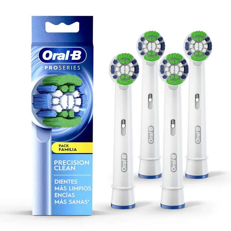 ORAL B - Cabezales de Repuesto Oral-B Precision Clean 4 Unidades