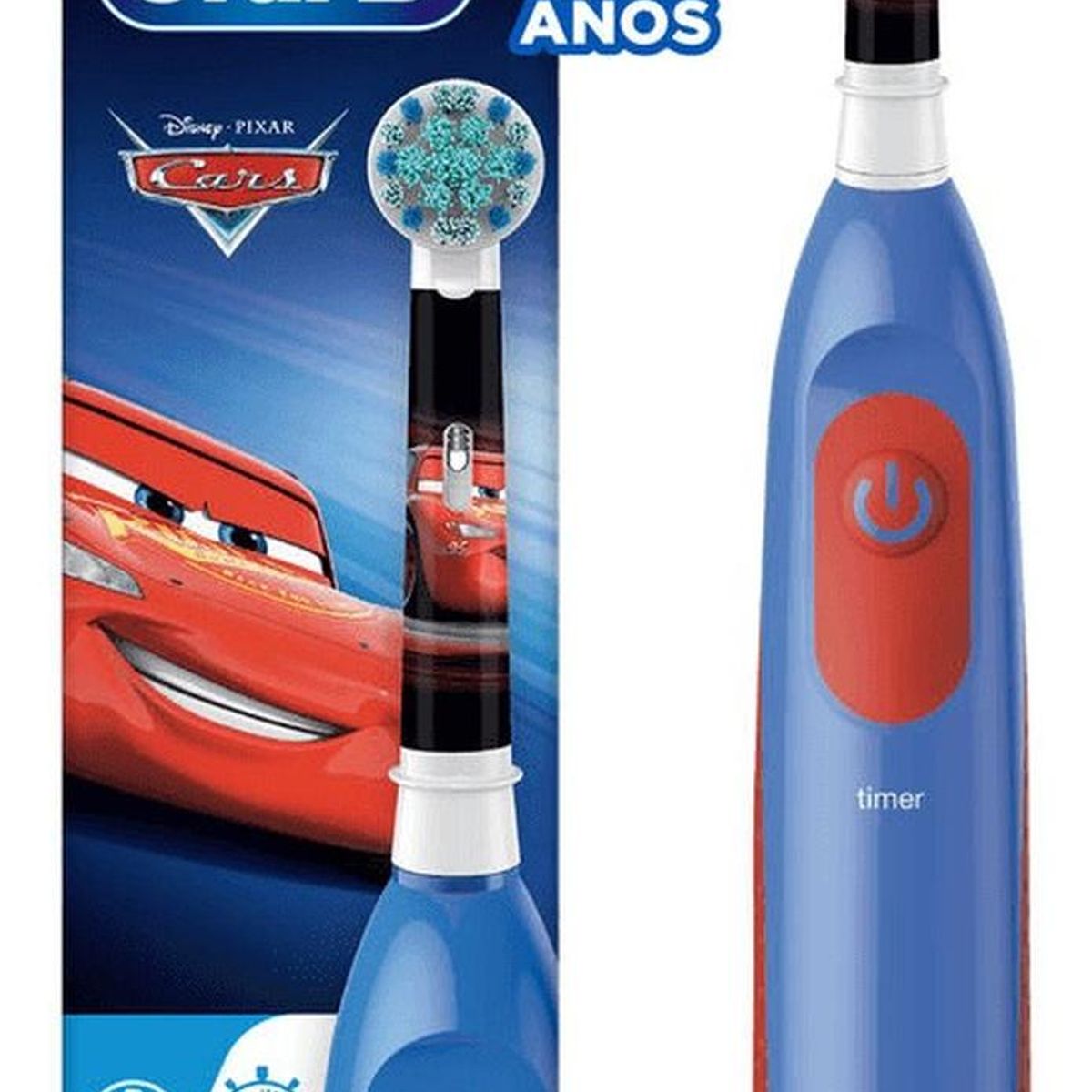 ORAL B - Cepillo Dental Eléctrico Oral-B Disney Pixar Cars 1 Unidad