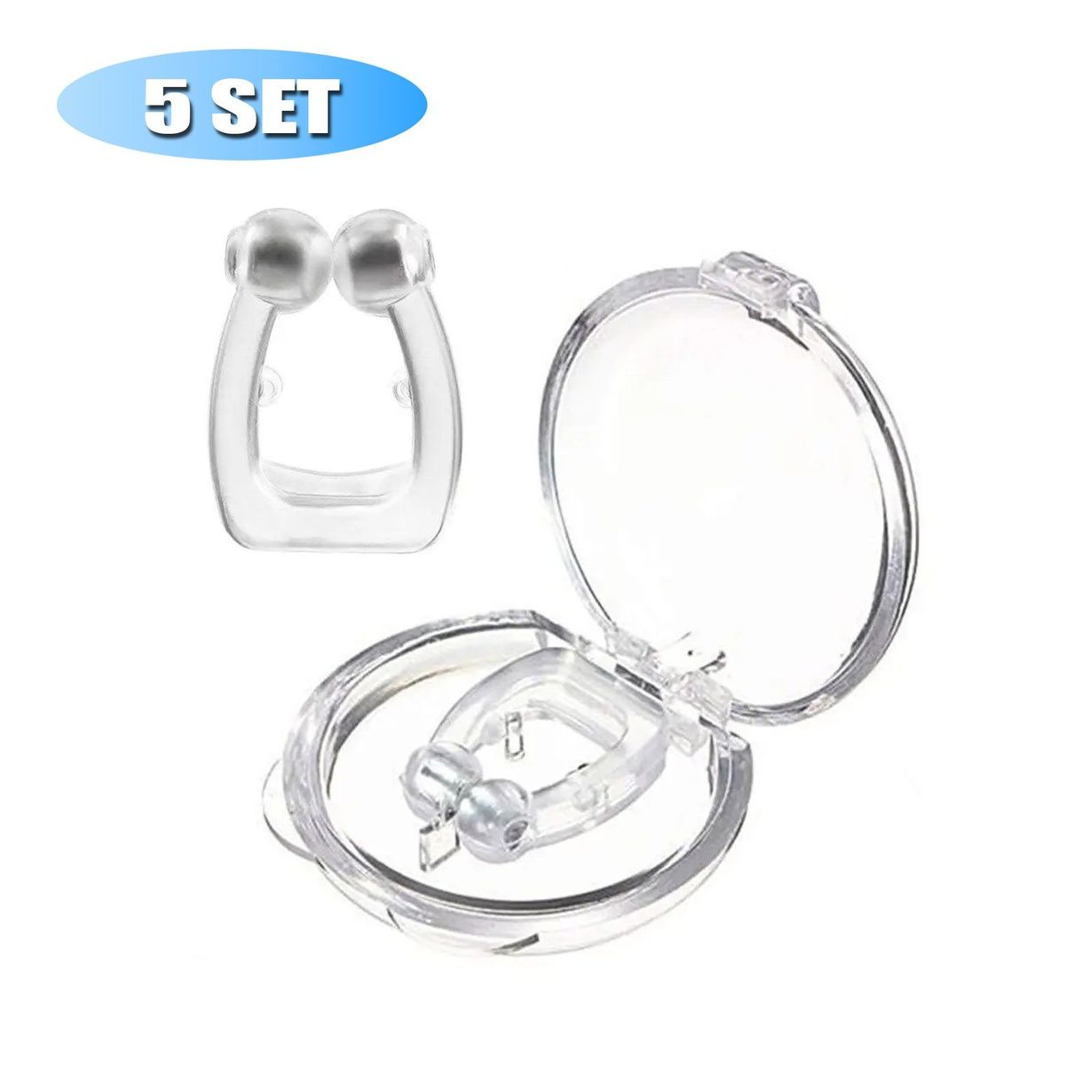 GENERICO - Antironquidos Magnetico 5 Clip Para La Nariz