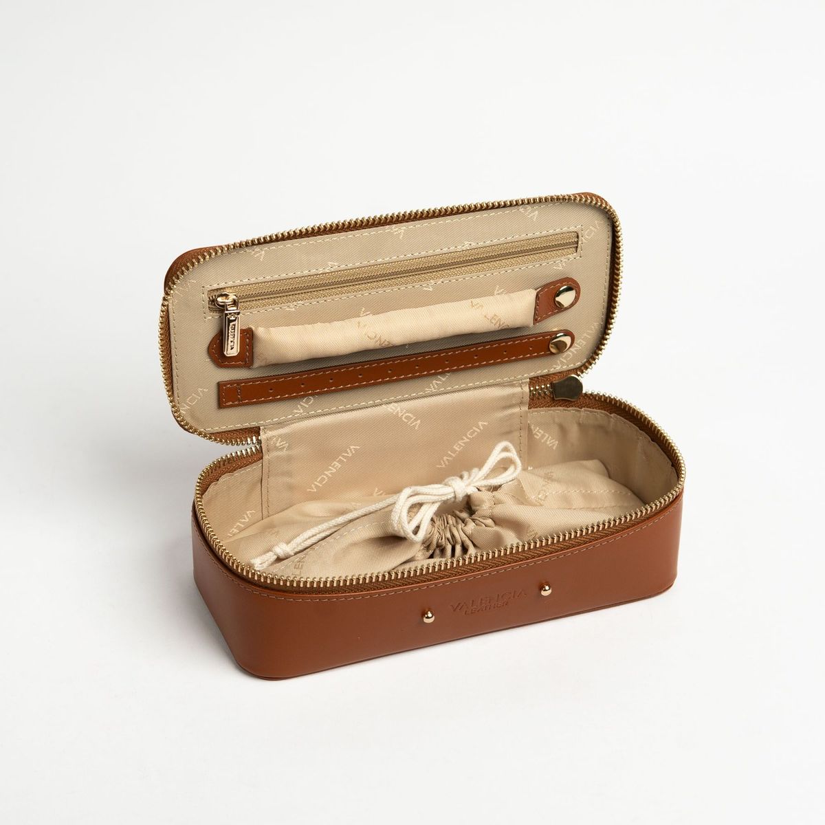 VALENCIA LEATHER - JOYERO ORGANIZADOR VALENCIA DE CUERO