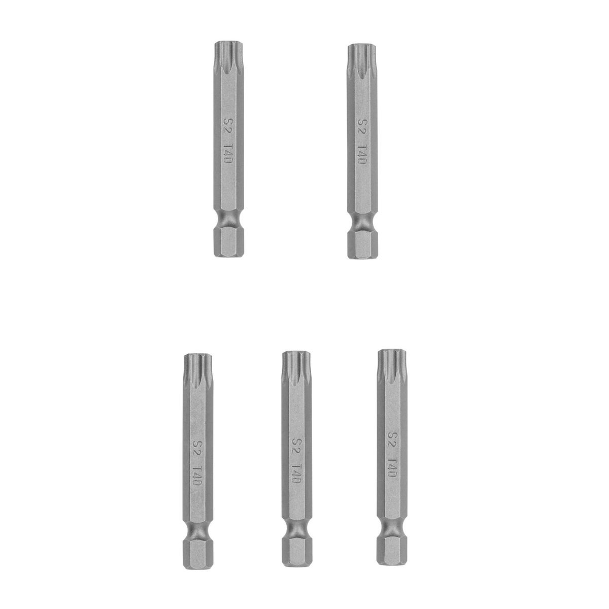 TRUPER - puntas torx 5 unidades  2",  con estuche Truper Expert