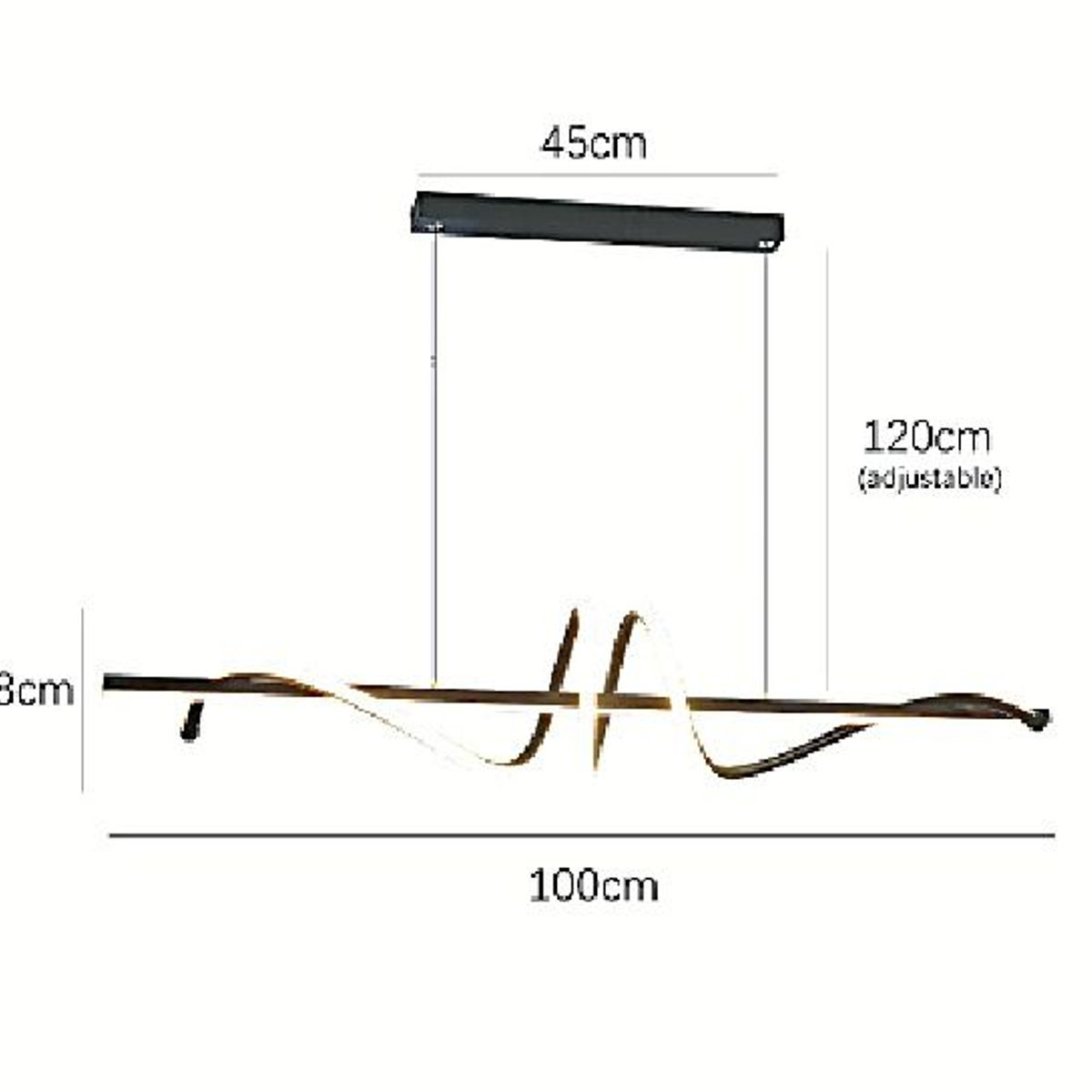 GENERICO - Lámpara Decorativa para interiores 81W