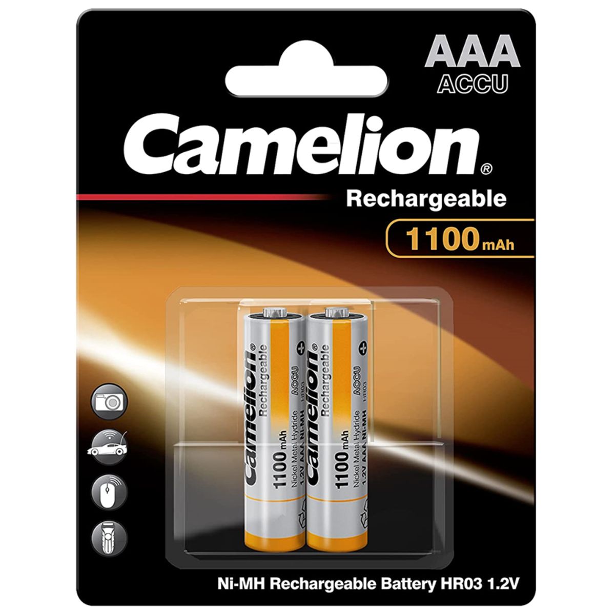 CAMELION - PILA AAA 1100mAh CAMELION RECARGABLE