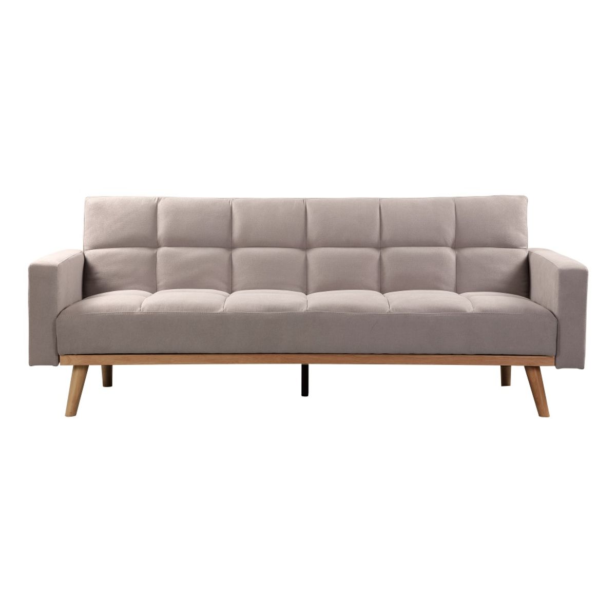 PAZART MUEBLES - SOFÁ CAMA FUTÓN MATTEO GRIS CLARO