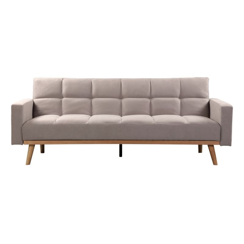 PAZART MUEBLES - SOFÁ CAMA FUTÓN MATTEO GRIS CLARO