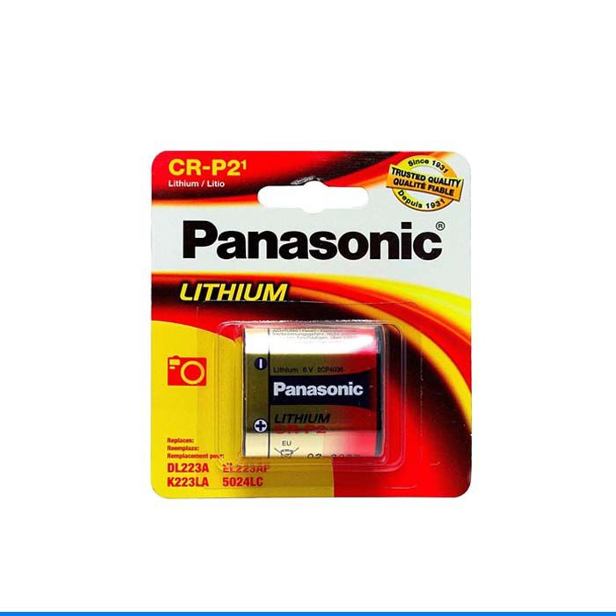 PANASONIC - PILA CR-P2 LITIO PANASONIC 6V