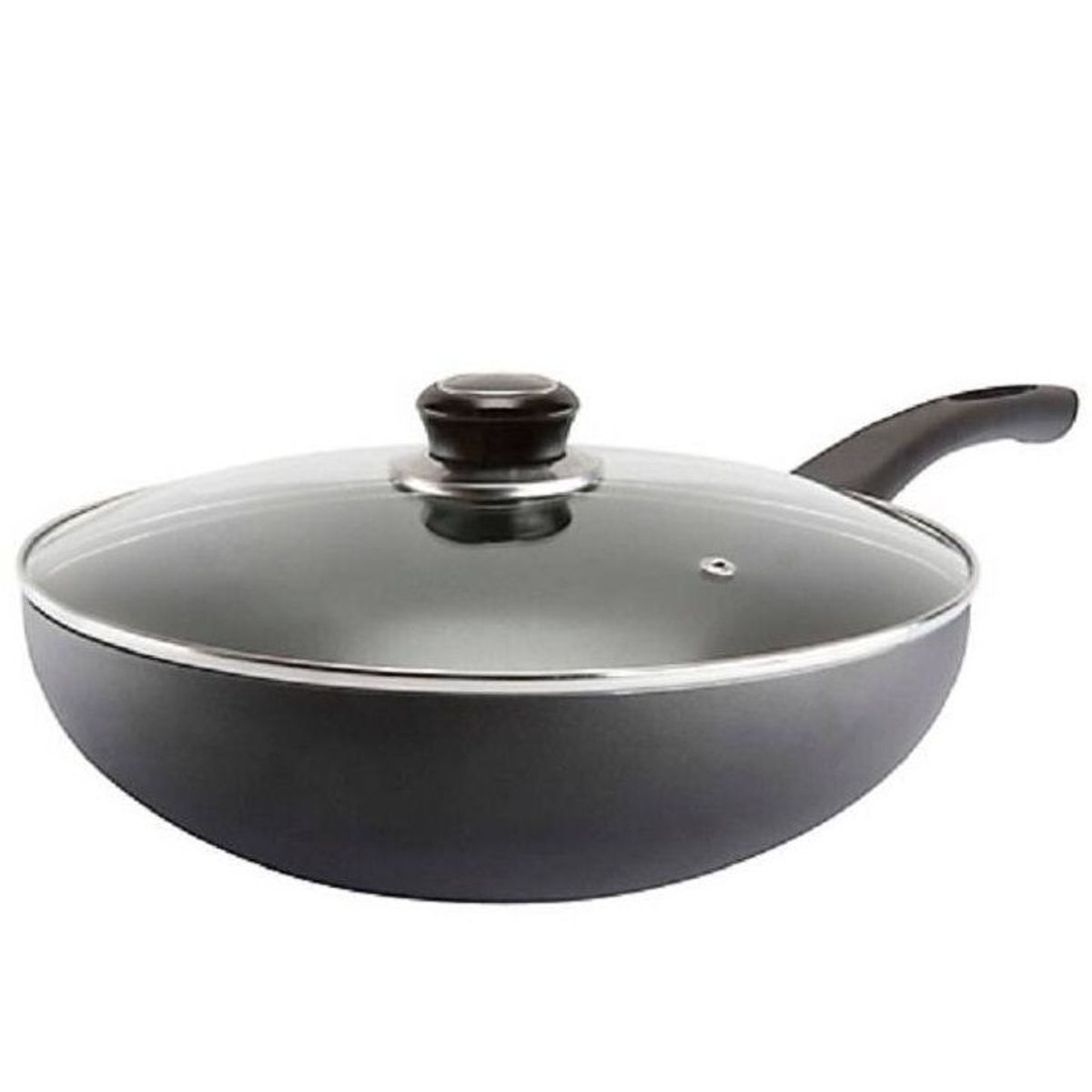 RECORD - Sartén wok Record con Tapa 26 cm