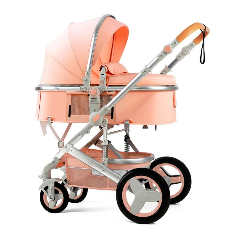 GENERICO - COCHE CUNA MOISES PARA BEBE - ROSADO