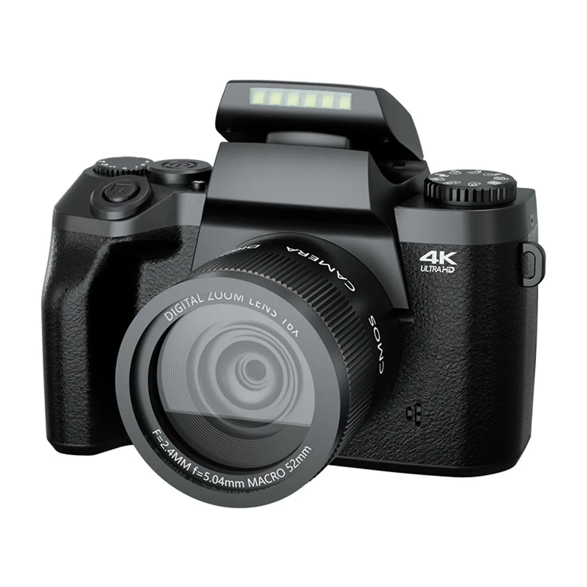 RENVMEXY - Cámara Profesional 64MP, Zoom 16X, 4K, WiFi,Pantalla 4 pulgadas Táctil