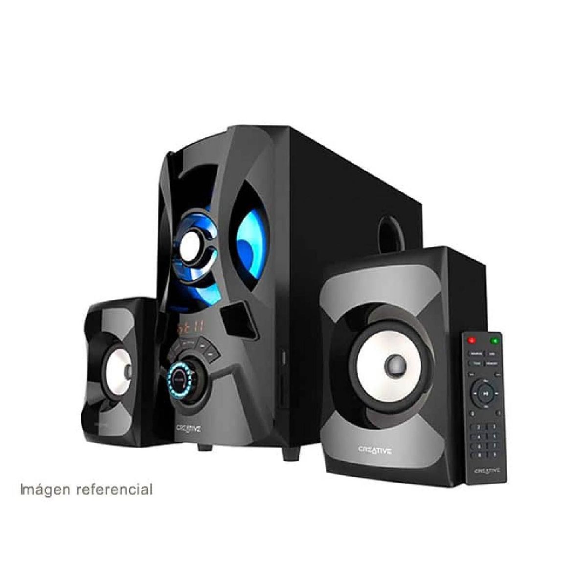 CREATIVE - Parlante Creative SBS E2900 2.1 60watts USB, 3.5 mm Black
