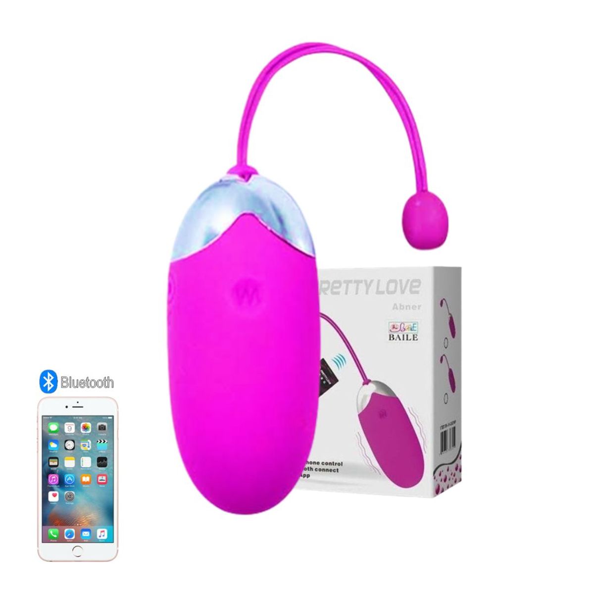 GENERICO - VIBRADOR ABNER APP CON 9 TIPOS DE PULSACIONES