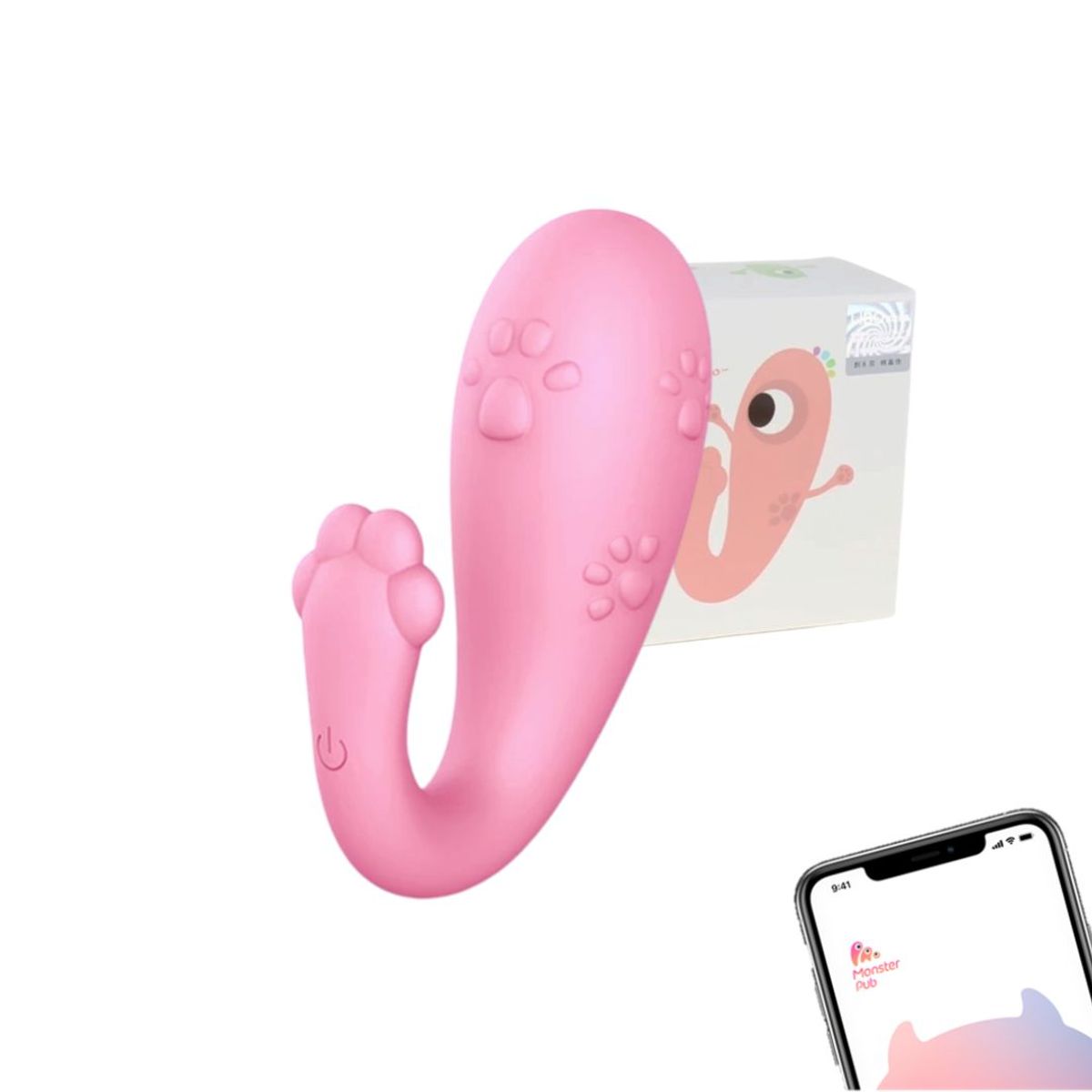 GENERICO - VIBRADOR DR. WHALE APP CON 8 MODOS DE FUERZA
