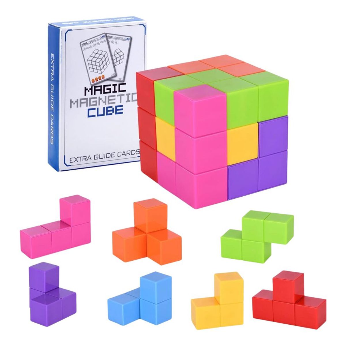 INSPIRA - Cubos Magnéticos de Construcción Rompecabezas Juguete