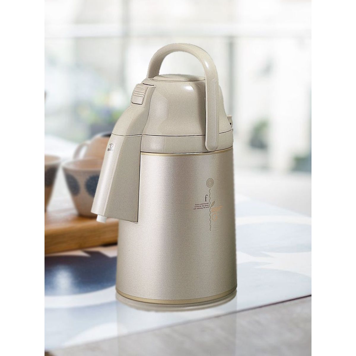 ZOJIRUSHI - Termo Sifón 3 litros color herb cacao vrke zojirushi