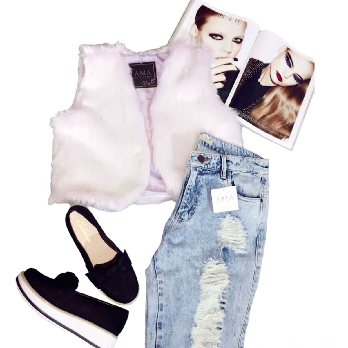 AMA OUTFITTERS - CHALECO DE PIEL NAIROBI