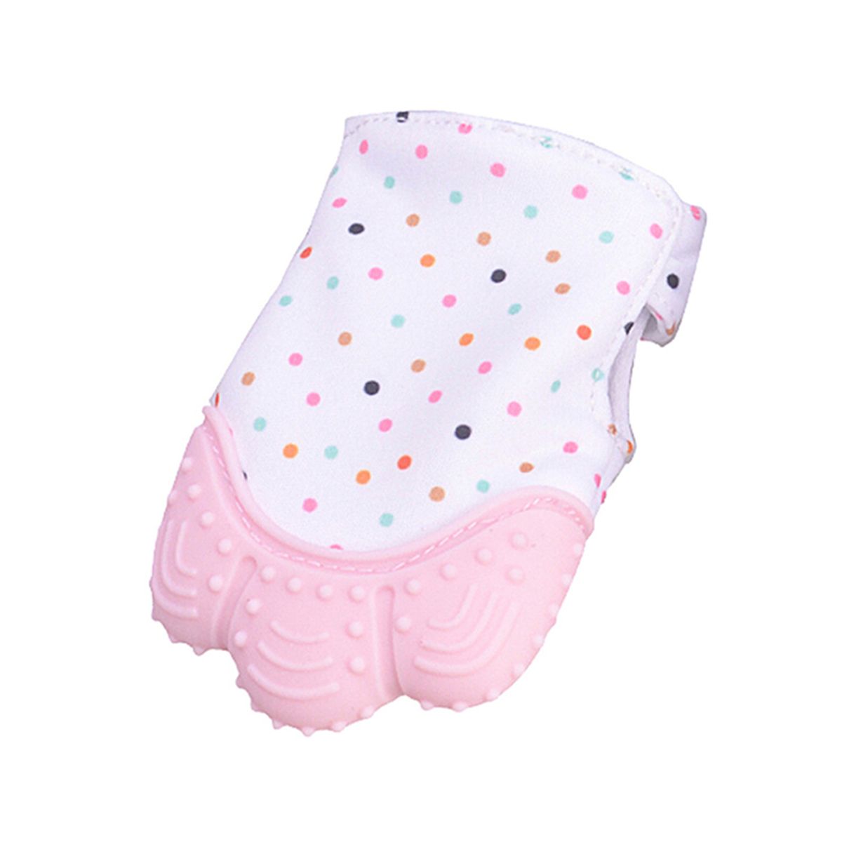 GENERICO - Guante Mordedor Dentición Para Bebé Rosado