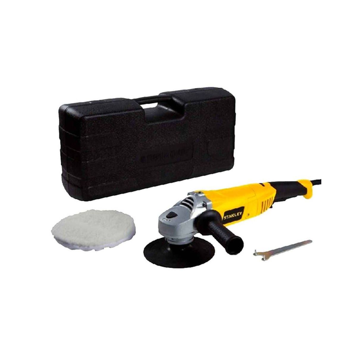 STANLEY - Pulidora de 7" 1300 W 3000 Rpm con Maleta Plástica Stanley SP137K-B2