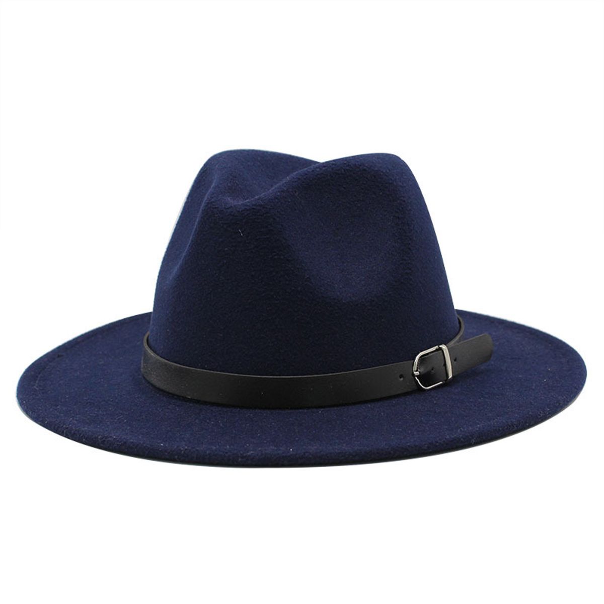 KAST PE - Sombrero Vaquero Unisex de Pana Azul Ala chica - 58cm