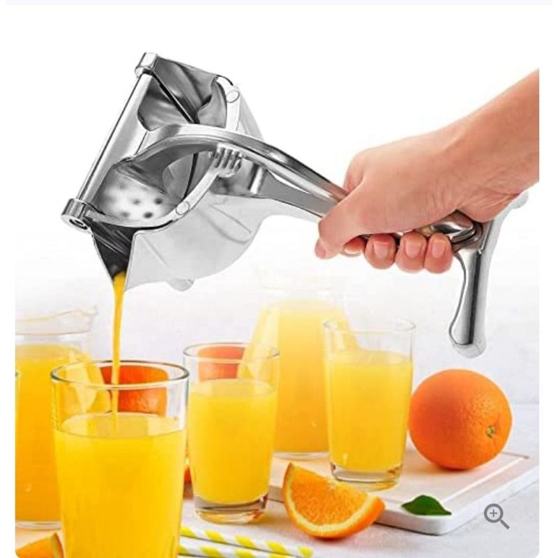 GENERICO - Exprimidor Manual Multifuncional  de Naranja Frutas  Acero Inoxidable